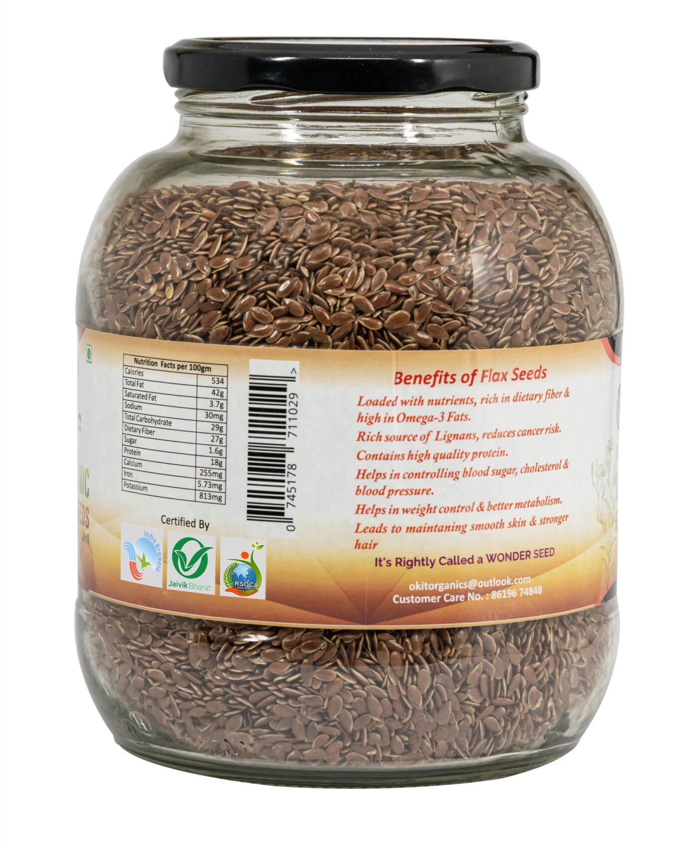 Roasted Flaxseeds - Image 2